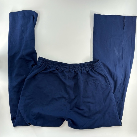 Healing Hands Blue Straight Leg Scrub Pants Women's Nurse Uniform - Picture 3 of 4